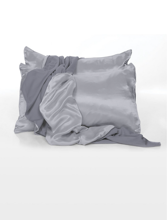 King Size Dreamer Pillow Case - Dark Silver