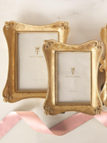 Brocante Distressed Gold Leaf Photo Frames