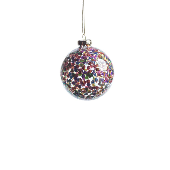 Multicolor Sequin Ornament - 4.75