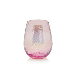 Aperitivo Stemless All-Purpose Glass - Luster Pink