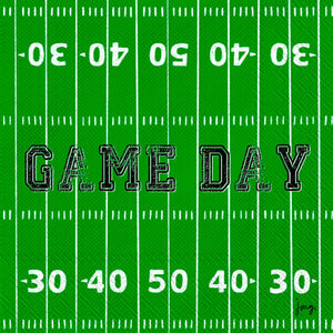 Paper Cocktail Napkins Pack of 20 Game Day Field Football