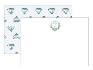 Alpha Delta Pi Notecards w/ printed back