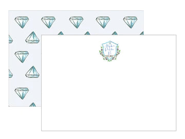 Alpha Delta Pi Notecards w/ printed back