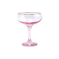 RAINBOW COUPE CHAMPAGNE GLASS - PINK