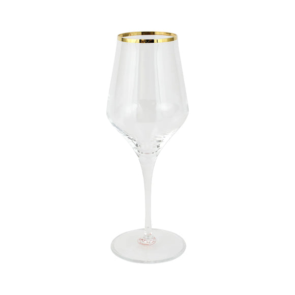 CONTESSA GOLD WATER GLASS