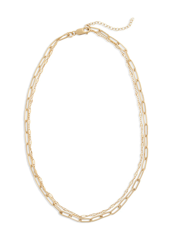 DOUBLE CHAIN NECKLACE