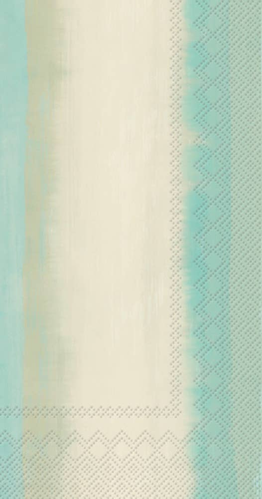 Paper Guest Towels 16 count Faded Stripe Blue Green