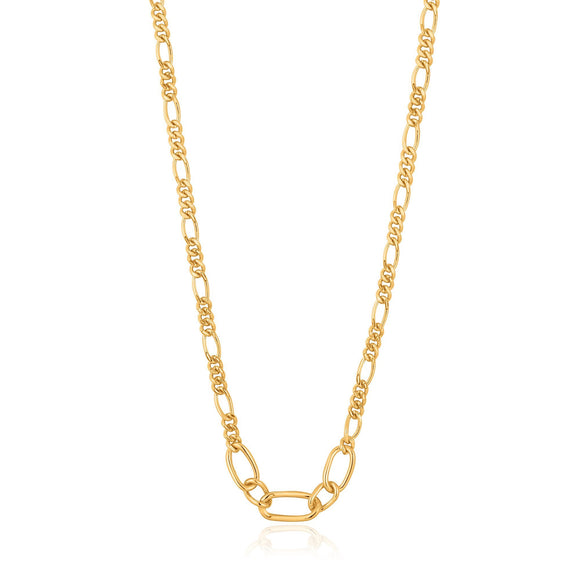 Gold Figaro Chain Necklace