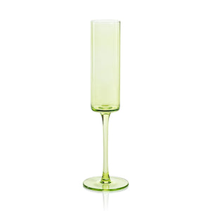 Fruttuoso Champagne Flute - Light Green