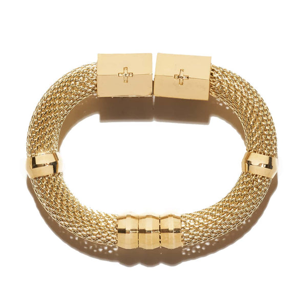 Mesh Classic Gold Everything Bracelet