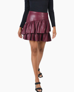 Mini Burgundy Skirt