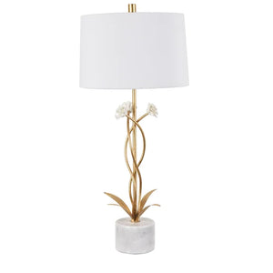 31.5"H MARBLE + METAL TABLE LAMP 2 PCS UPS PACK/3.25'