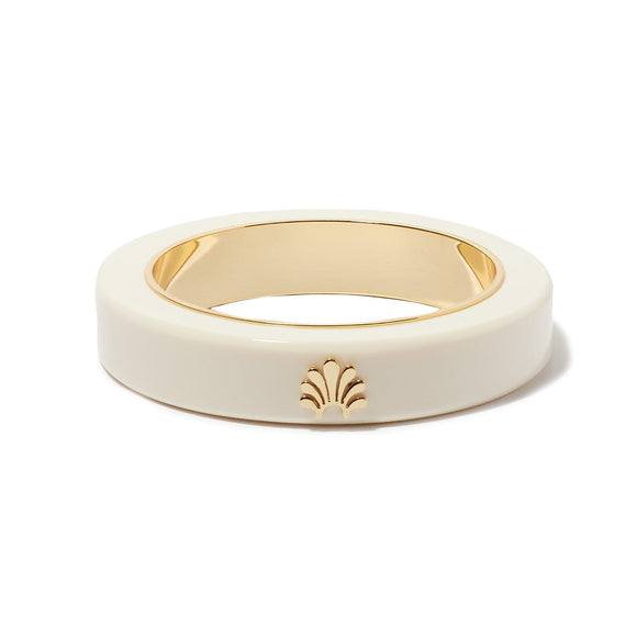 IVORY LELE RESIN BANGLE