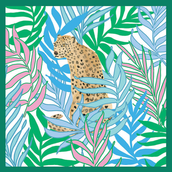 LEOPARD JUNGLE PAPER COCKTAIL NAPKIN