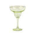 RAINBOW MARGARITA GLASS - YELLOW