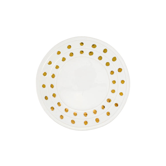 MEDICI GOLD SALAD PLATE