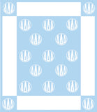 Delta Delta Delta Woven Monogram Circle Blanket (50" x 60")