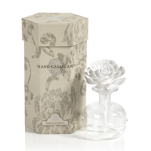 Grand Casablanca Porcelain Diffuser - Moroccan Peony