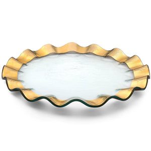 RUFFLE 13" BUFFET PLATE