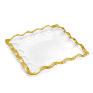 11 1/2" RUFFLE SQUARE SERVER