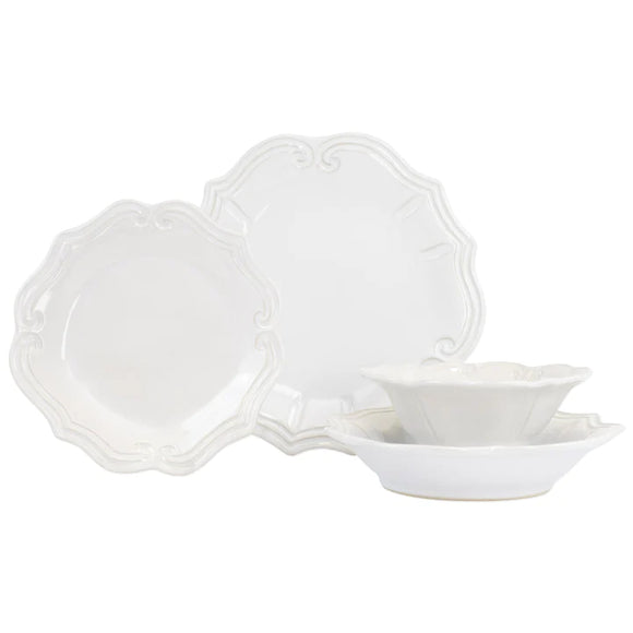 INCANTO STONE BAROQUE FOUR-PIECE PLACE SETTING