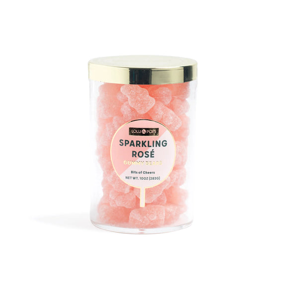 Sparkling Rosé Medium Gummy Bears Tube