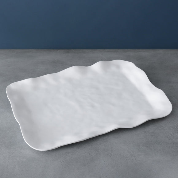 VIDA Nube Extra Large Rectangular Tray (White)