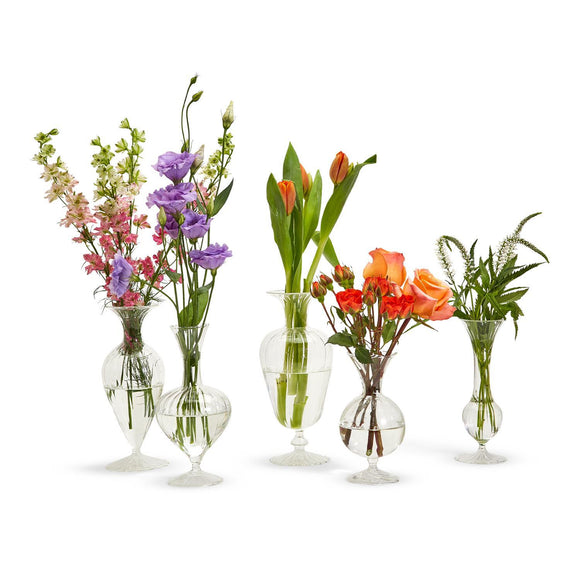 Verre Fluted Vase - Hand-Blown Glass